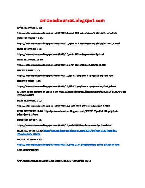 ama oed source|Ama Oed Sources Second Sem .